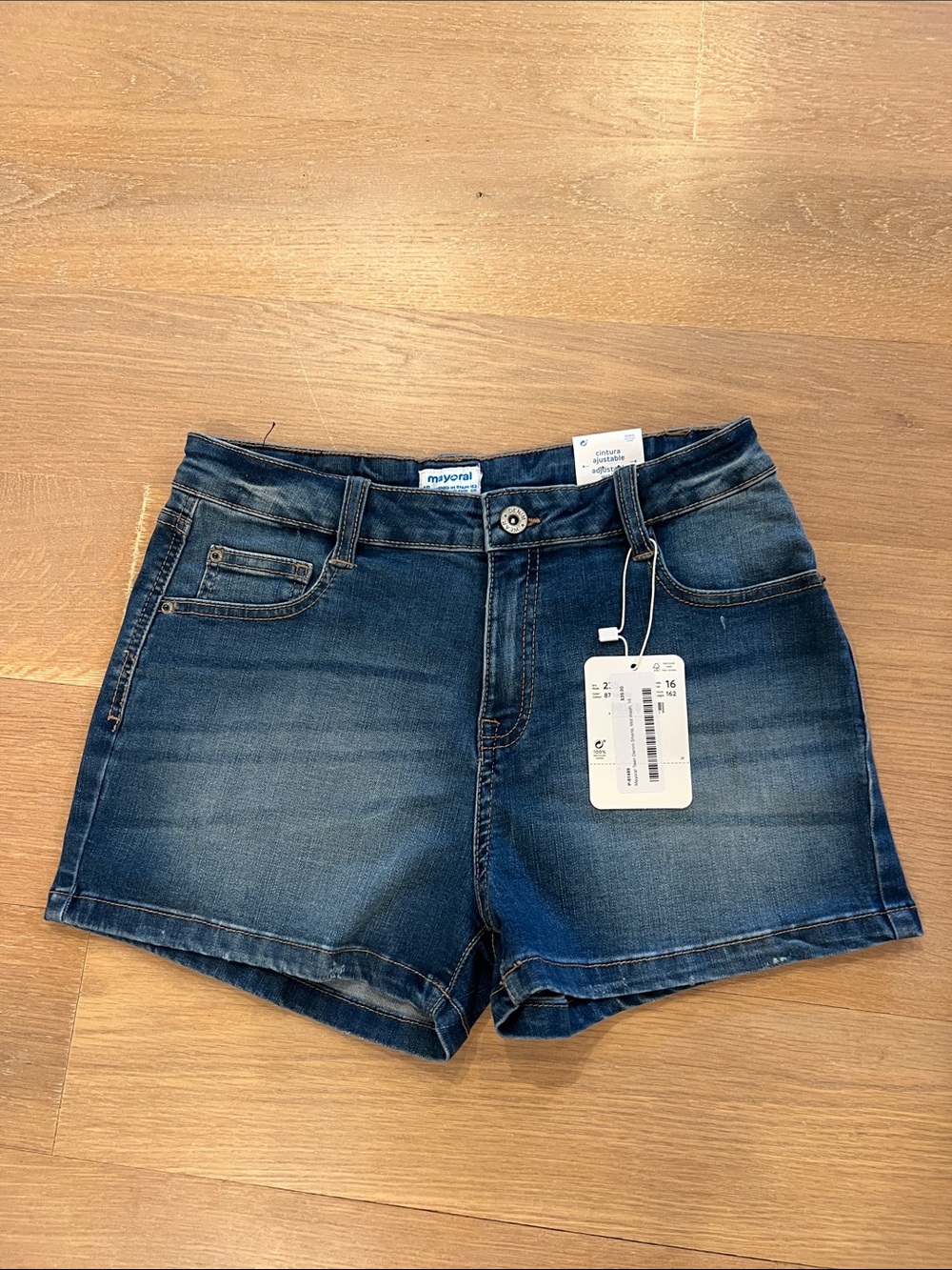 Mayoral Blue Denim kids Jean Shorts